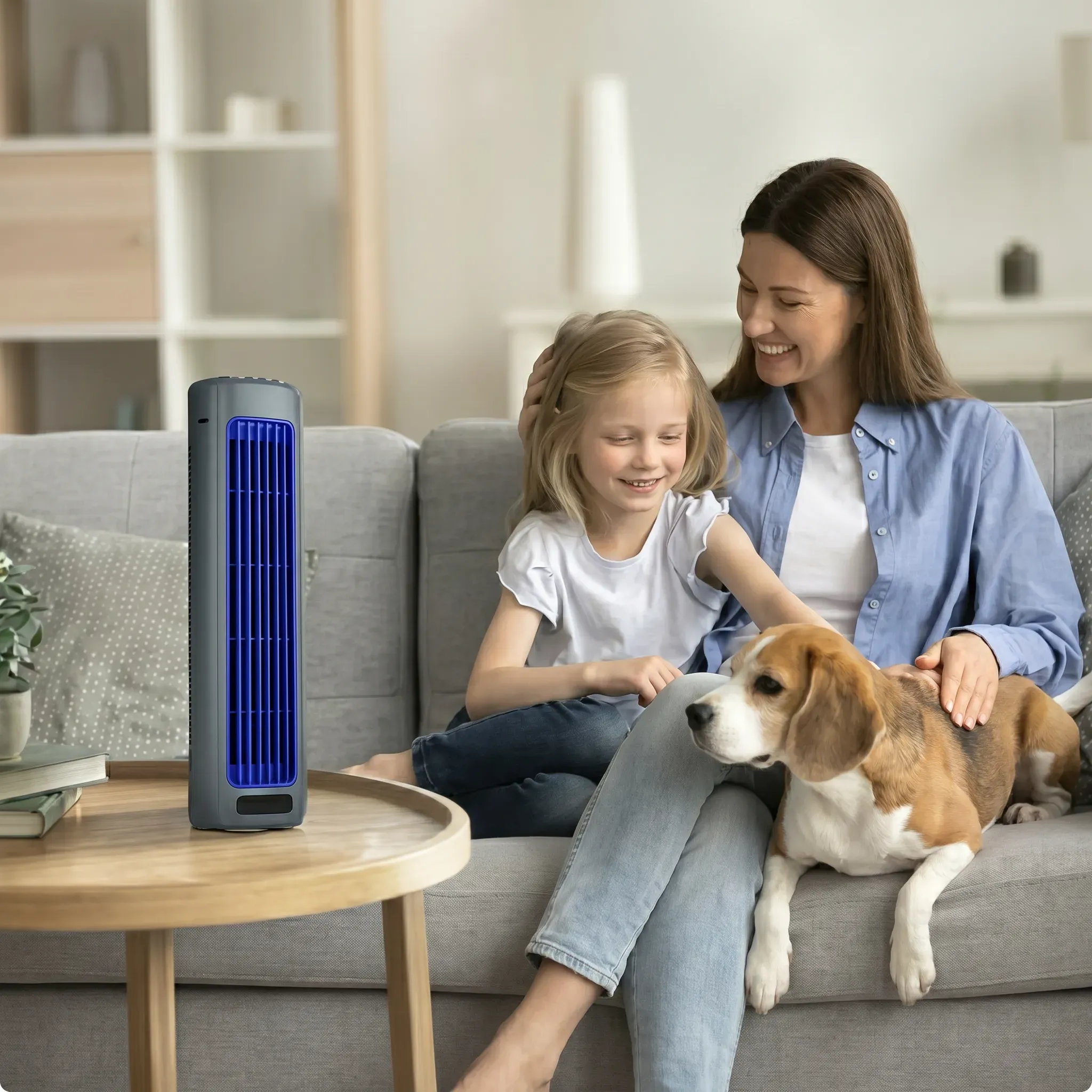 Hatme ArcticFlow — rotorloser Ring mit Wassertank für Verdunstungskühlung